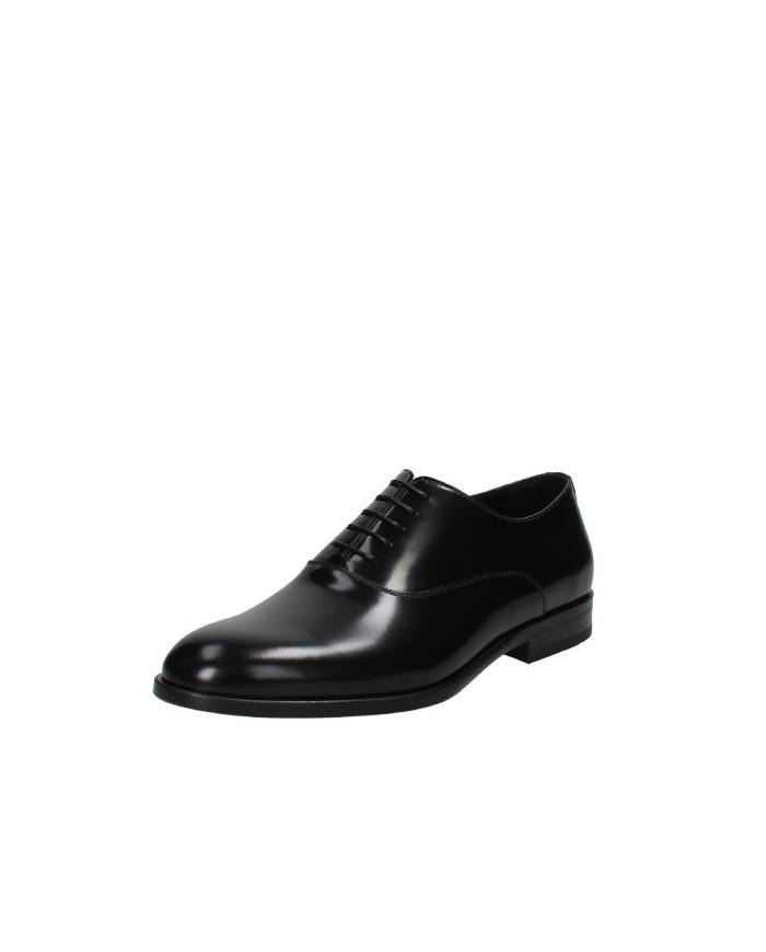 Rossi 300.L Francesina da uomo in pelle spazzolata Nero