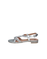 Bibi Lou 820z94hg Sandalo basso con strass in tessuto e laminato Argento