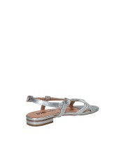 Bibi Lou 820z94hg Sandalo basso con strass in tessuto e laminato Argento