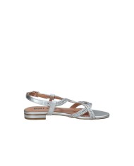 Bibi Lou 820z94hg Sandalo basso con strass in tessuto e laminato Argento
