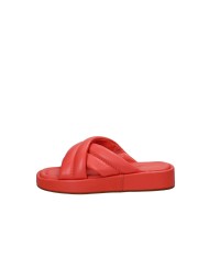 Clarks Alda Glide Sandalo con zeppa in nappa Corallo