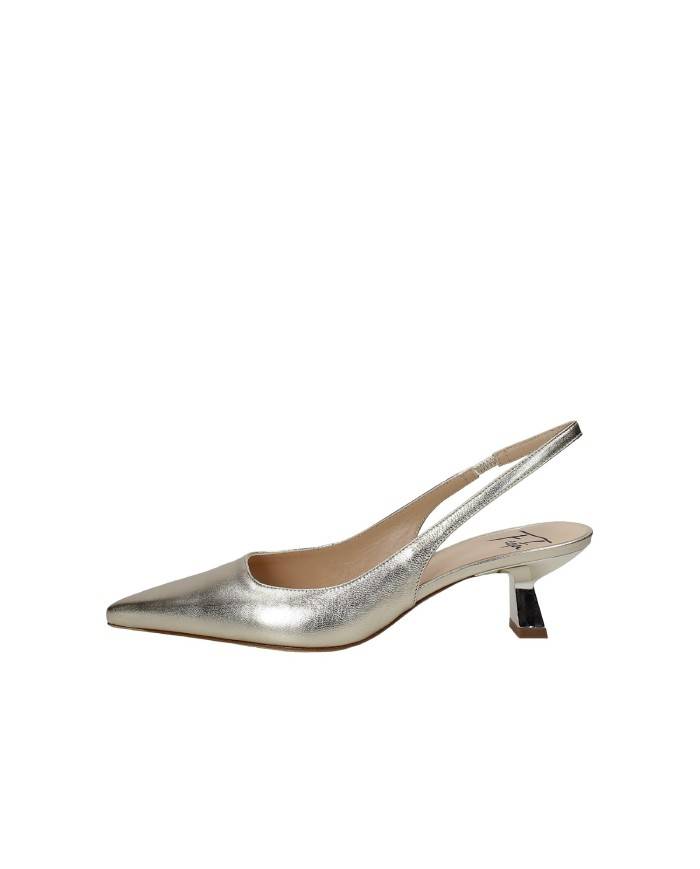 Festa Arabel Décolleté slingback in laminato Platino