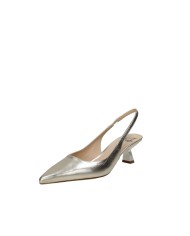 Festa Arabel Décolleté slingback in laminato Platino
