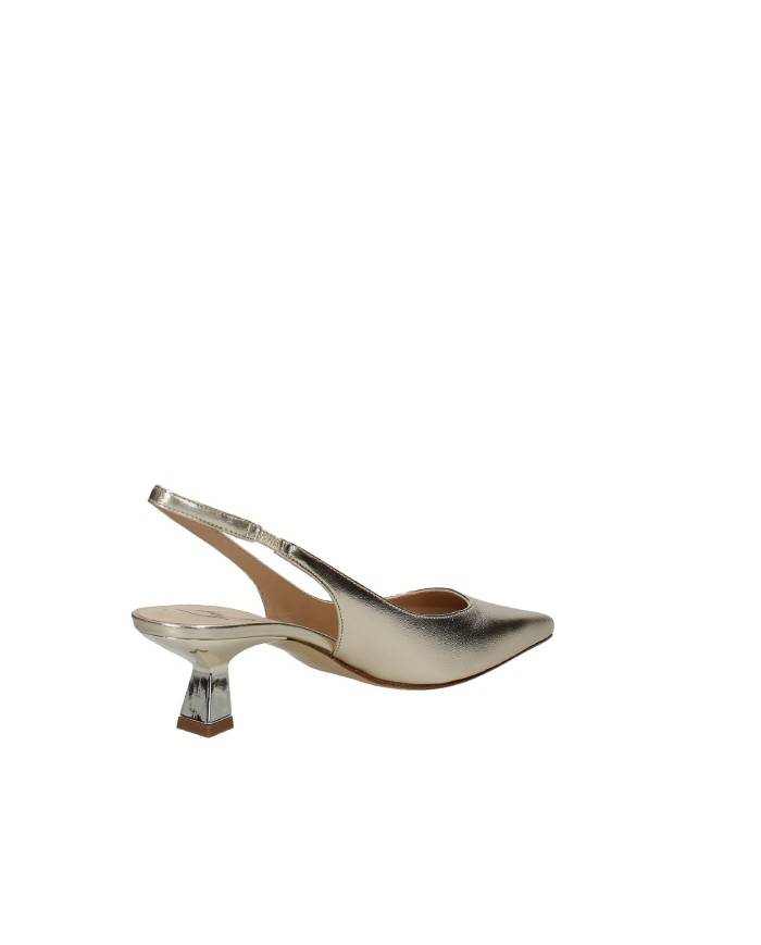 Festa Arabel Décolleté slingback in laminato Platino