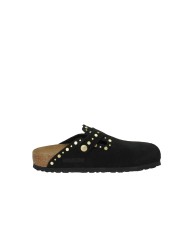Birkenstock Boston Rivet.1030491 Sabot Boston con rivetti in camoscio Nero