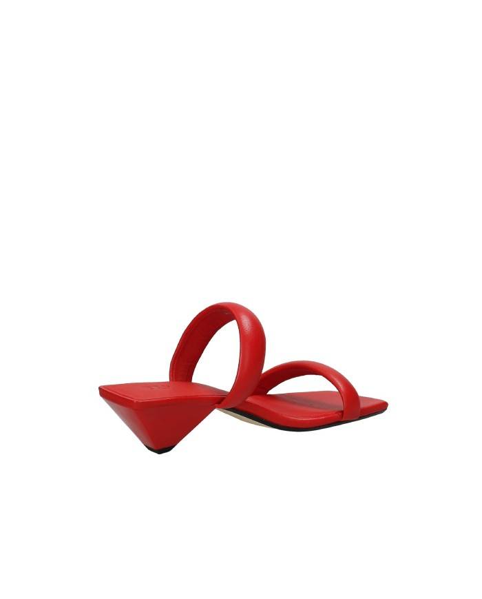 JVAM Cody 37788 Sandalo scalzato con due fasce imbottite Rosso