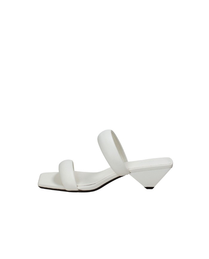 JVAM Cody 37788 Sandalo scalzato con due fasce imbottite Off White