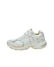 Crime London Fugitive.14300 Sneaker running in pelle e tessuto Bianco