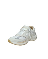 Crime London Fugitive.14300 Sneaker running in pelle e tessuto Bianco