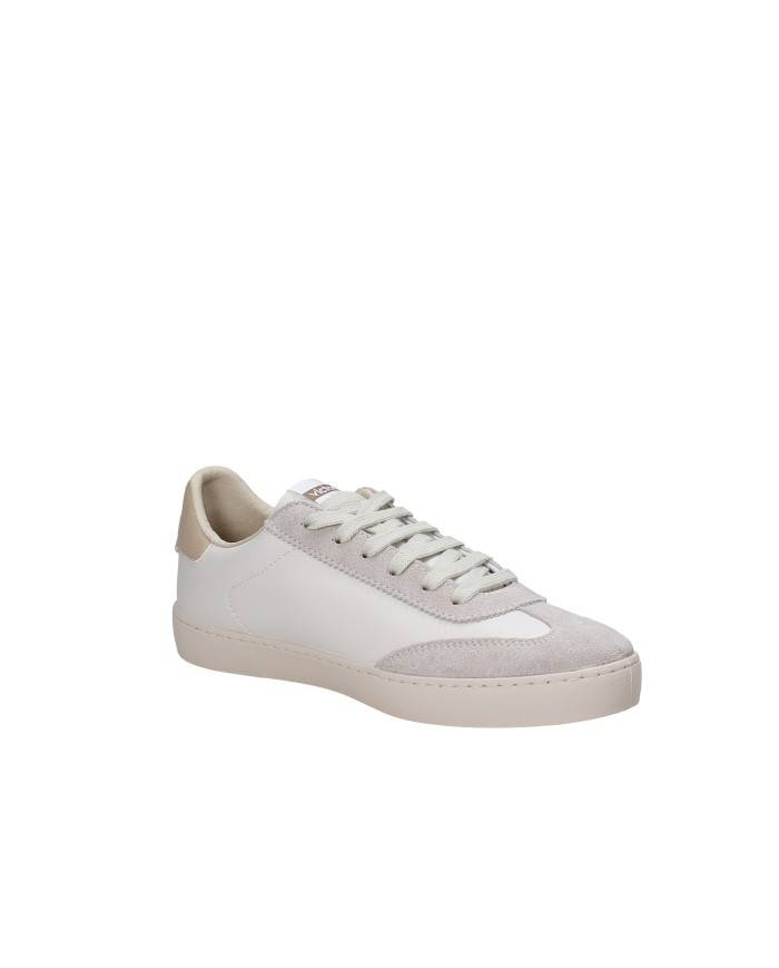 Victoria 1126184 Sneaker basse in pelle e camoscio Sabbia