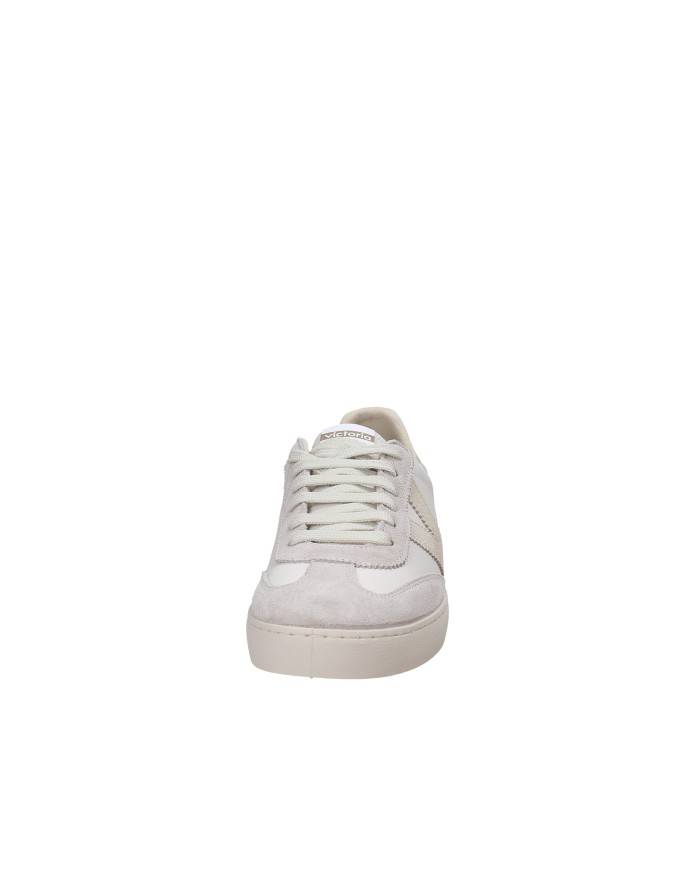 Victoria 1126184 Sneaker basse in pelle e camoscio Sabbia
