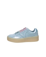 Victoria 1265100 Sneaker da donna con plateau in camoscio Celeste