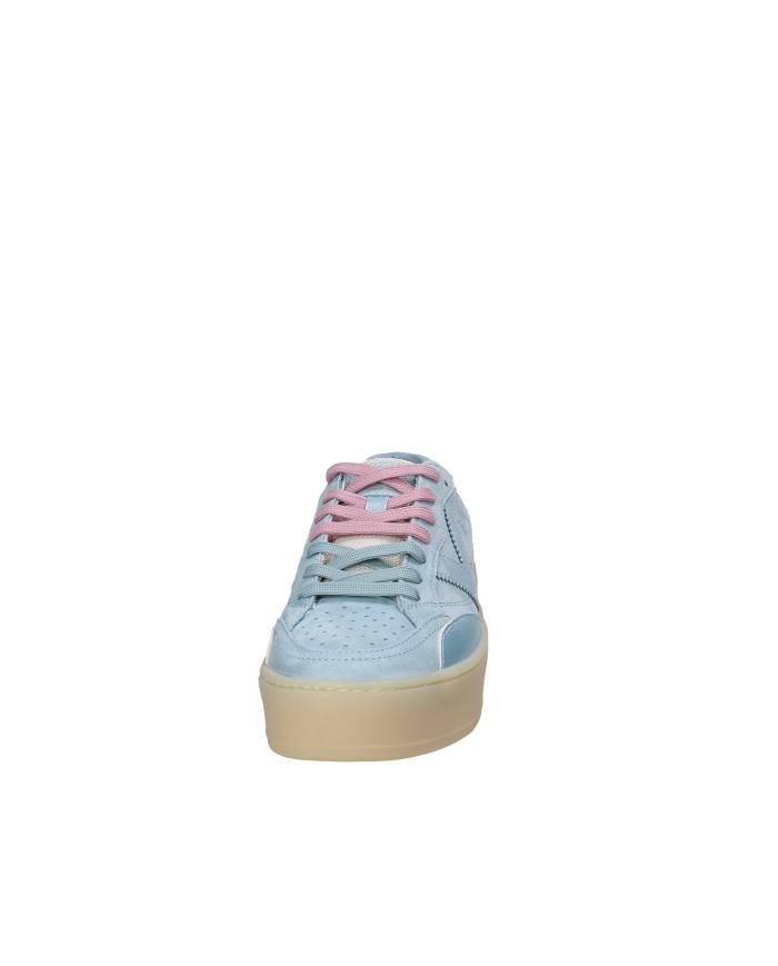 Victoria 1265100 Sneaker da donna con plateau in camoscio Celeste