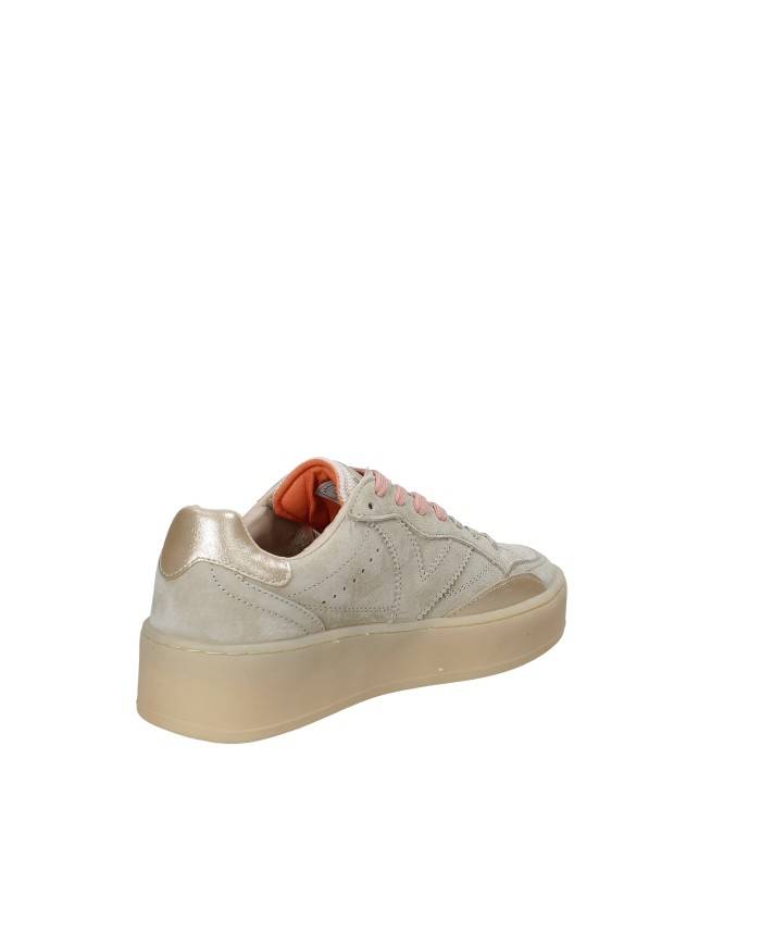 Victoria 1265100 Sneaker da donna con plateau in camoscio Sabbia