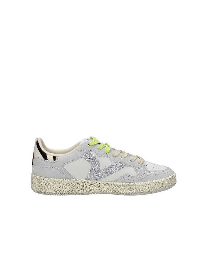 Victoria 8806117 Sneaker sportive da donna in pelle Bianco e Grigio