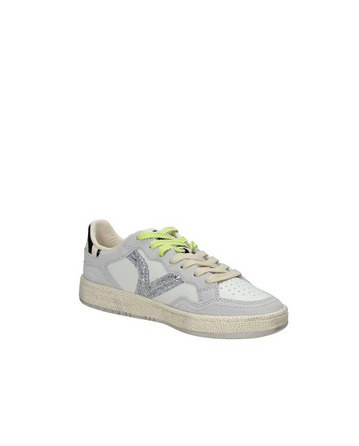 Victoria 8806117 Sneaker sportive da donna in pelle Bianco e Grigio