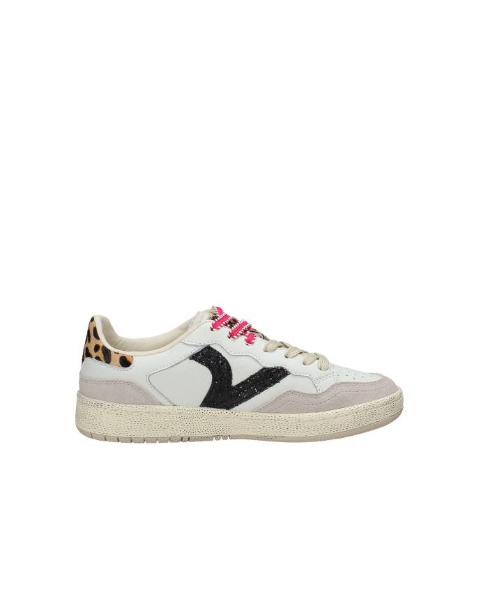 Victoria 8806117 Sneaker sportive da donna in pelle Bianco e Oro