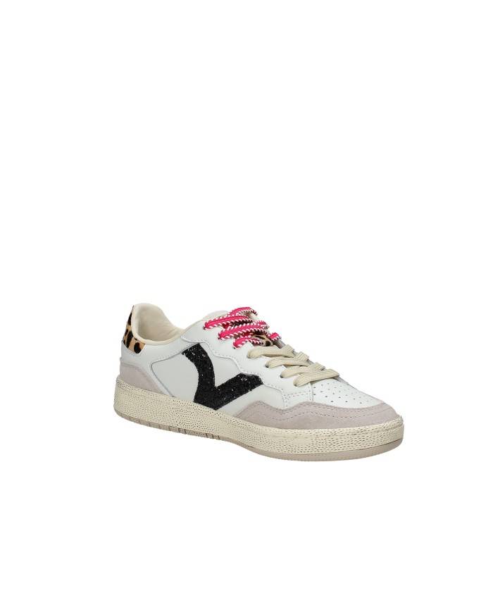 Victoria 8806117 Sneaker sportive da donna in pelle Bianco e Oro