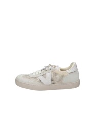 Victoria 1126231 Sneaker donna traforate in tessuto mesh e camoscio Sabbia