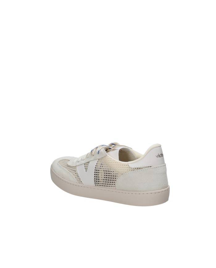Victoria 1126231 Sneaker donna traforate in tessuto mesh e camoscio Sabbia