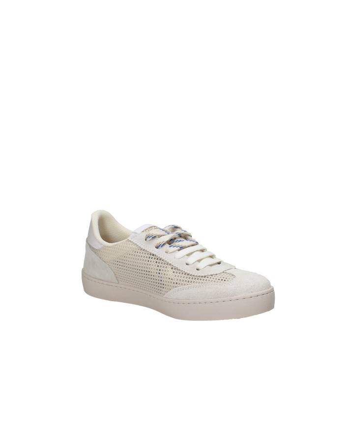 Victoria 1126231 Sneaker donna traforate in tessuto mesh e camoscio Sabbia