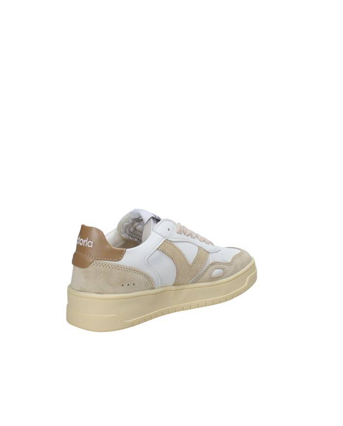 Victoria 1257136 Scarpe sportive donna in pelle e camoscio Tabacco