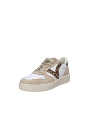 Victoria 1258277 Scarpe sportive donna in pelle e camoscio Bianco e Beige