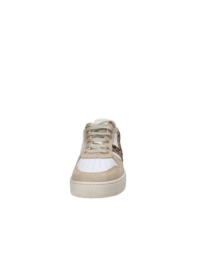 Victoria 1258277 Scarpe sportive donna in pelle e camoscio Bianco e Beige