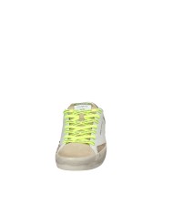 Crime London distressed.19001 Sneaker basse da uomo in pelle Beige e Bianco