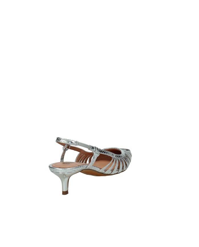 Bibi Lou 774z94hg Décolleté slingback in pelle laminata Argento