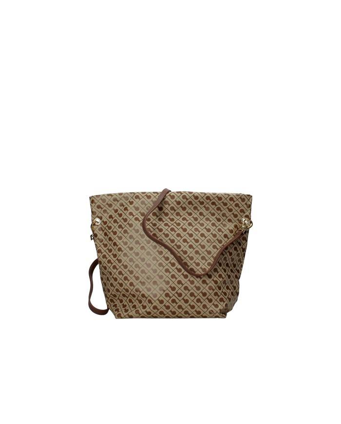 Gherardini gh0311 Borsa media a tracolla e a mano in tessuto softy Tabacco