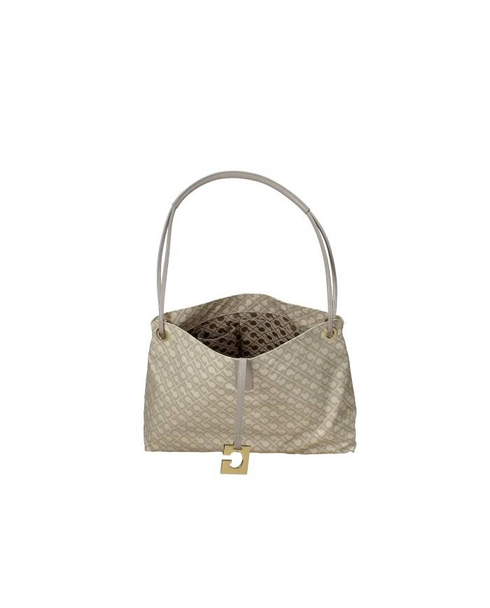 Gherardini gh0321 Borsa a spalla grande in tessuto softy Taupe