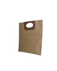 Gherardini gh0163 Shopper bag piatta in tessuto softy Tabacco