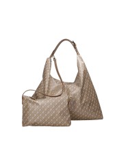 Gherardini gh1020 Borsa a spalla con pochette in tessuto softy Sabbia