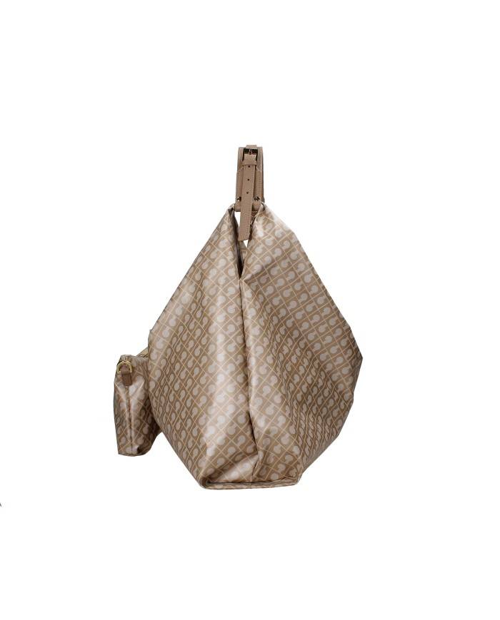 Gherardini gh1020 Borsa a spalla con pochette in tessuto softy Sabbia