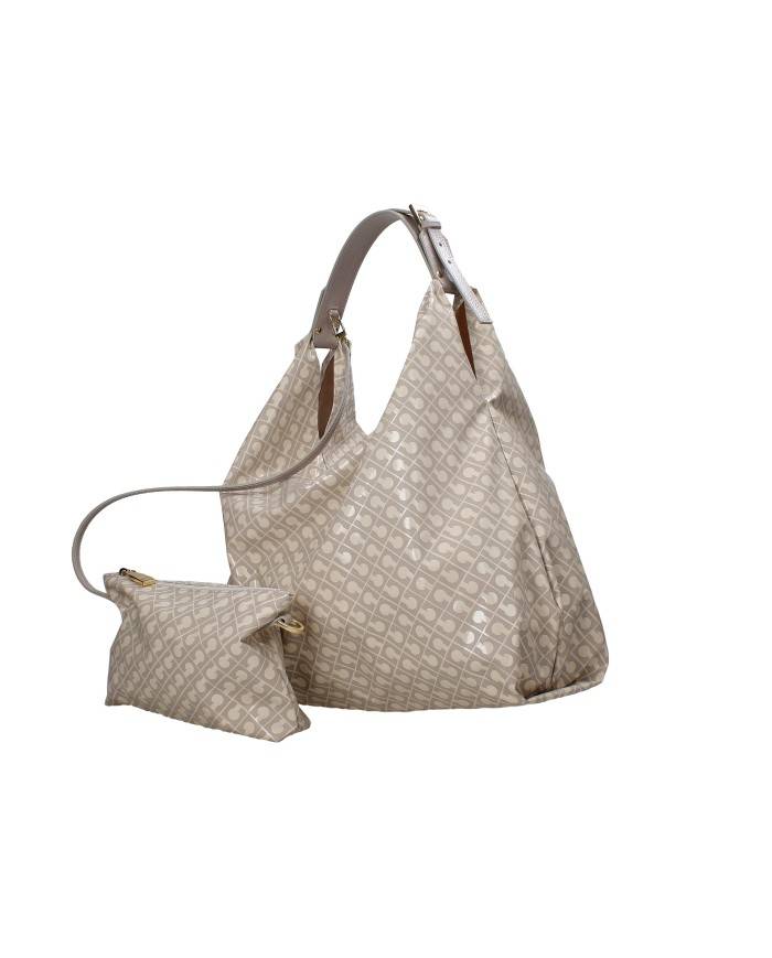 Gherardini gh1020 Borsa a spalla con pochette in tessuto softy Taupe