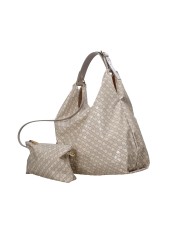 Gherardini gh1020 Borsa a spalla con pochette in tessuto softy Taupe