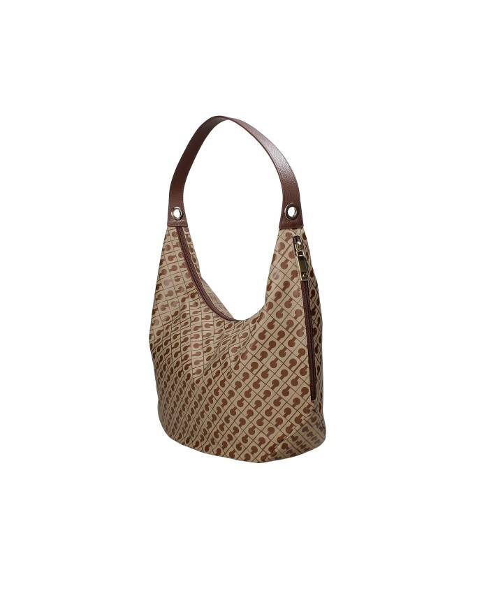 Gherardini ghb0221 Borsa a spalla in tessuto Softy Tabacco