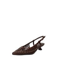 Bibi Lou 987z80ok Décolleté slingback con borchie in pelle Testa Moro