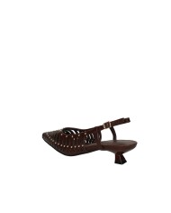 Bibi Lou 987z80ok Décolleté slingback con borchie in pelle Testa Moro