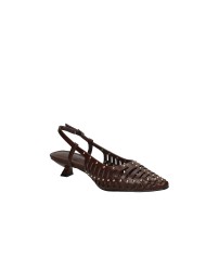 Bibi Lou 987z80ok Décolleté slingback con borchie in pelle Testa Moro