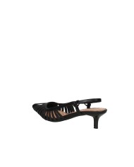 Bibi Lou 774Z69hg Décolleté slingback in pelle e tessuto Nero