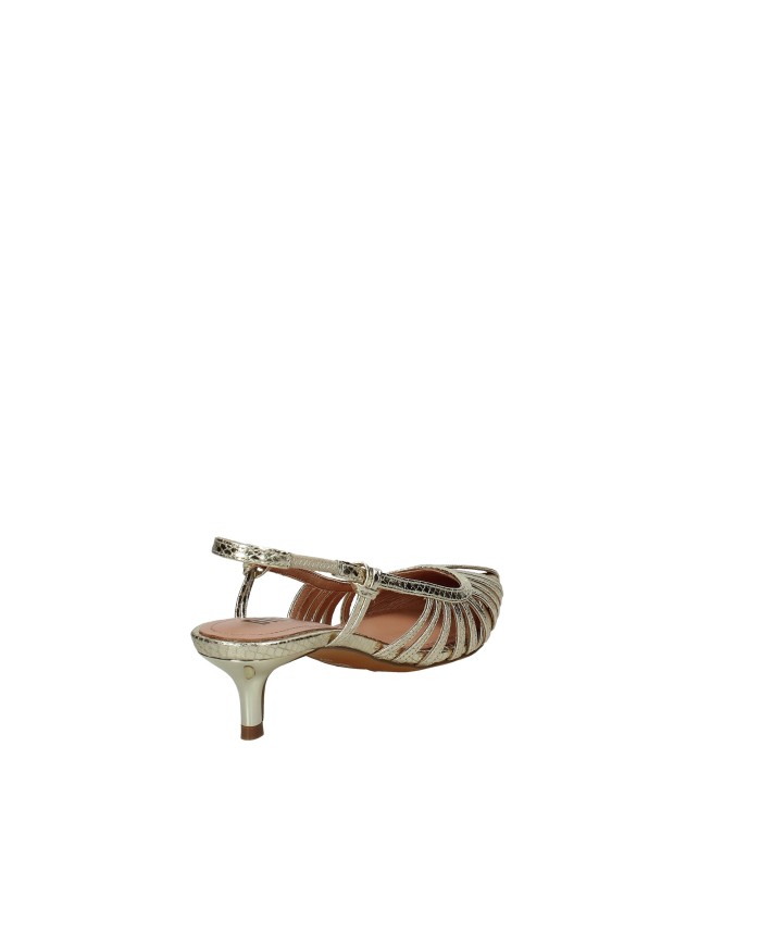 Bibi Lou 774z94hg Décolleté slingback in pelle laminata Oro