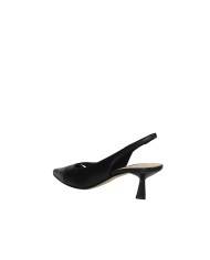 Chantal 3010 Dècollettè slingback in vera pelle Nero