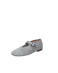 Bibi Lou 509z87vk Ballerina in maglia elastica laminata Argento