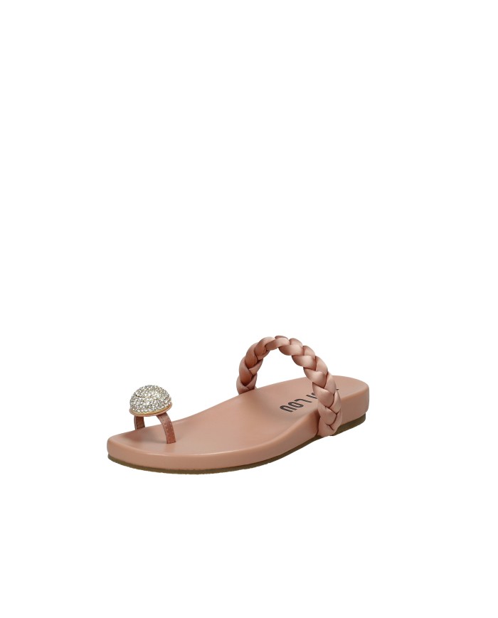 Bibi Lou 880z80hg Sandali infradito bassi da donna in pelle Nude