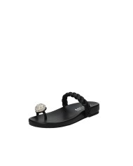 Bibi Lou 880z80hg Sandali infradito bassi da donna in pelle Nero