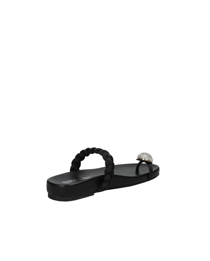 Bibi Lou 880z80hg Sandali infradito bassi da donna in pelle Nero