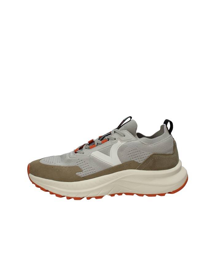 Victoria 8815100 Sneaker sportive da uomo in pelle e tessuto Taupe