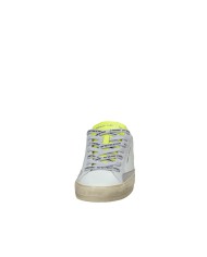 Crime London distressed.19051 Sneaker basse da uomo in pelle Bianco e Tan